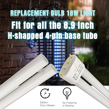 Amazon.com : Tysonir 18W Bug Zapper Replacement Bulb NLZQ-2, JYHY